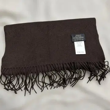 UNITED ARROWS 캐시미어 100% 머플러 다크 브라운