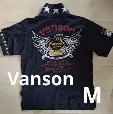 Vanson Leathers 피케 셔츠 M 사이즈