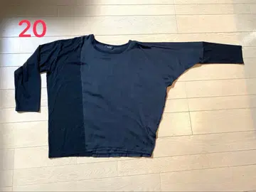 20 zucca 돌먼 슬리브 긴팔 티셔츠 블랙