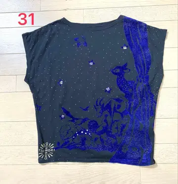 31 가격 인하 TSUMORI CHISATO 반팔 T셔츠 블랙
