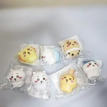 치이카와 (먼작귀) 퐁당 소프트 비닐 미니 피규어 세트