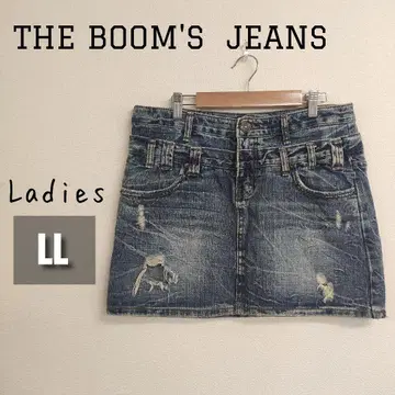 [ 새상품급 ] THE BOO'S JEANS 데님 스커트 XL LL 크러쉬