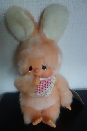 세키구치 몽치치 침탄 봉제 인형 핑크 택 포함 토끼 24cm