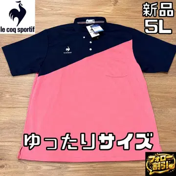 [ 팔로우 할인 ] 르꼬끄 스포르티브 반팔 피케 셔츠 5L 새상품 빅 사이즈
