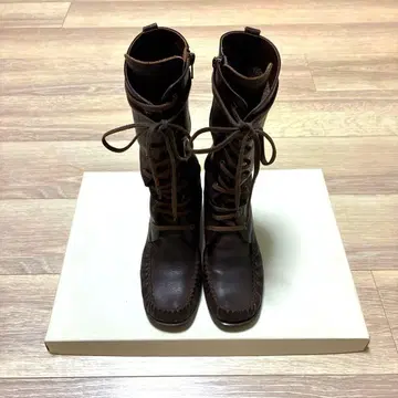 여성용 레이스업 부츠