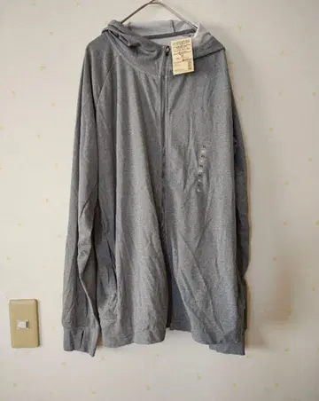 새상품 MUJI 무인양품 일광화상 방지 UPF50 집업 후드티 XL