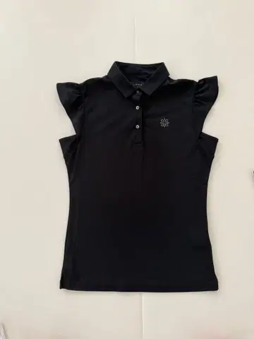 St ANDREWS 여성용 골프웨어 피케 셔츠 블랙 S