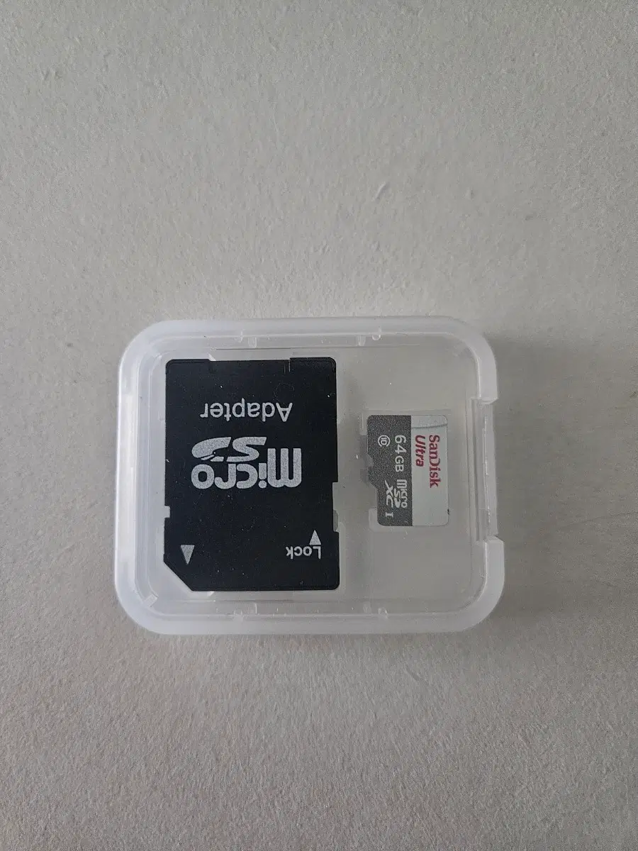 SanDisk MicroSDXC 64GB Ultra 어댑터 포함