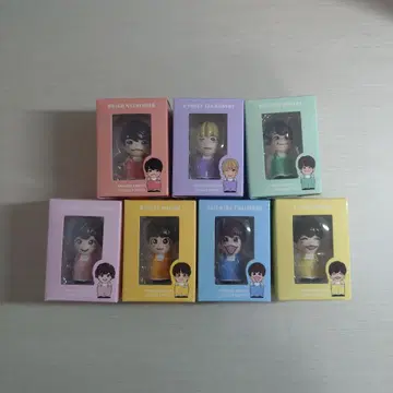 나니와단시 손가락 인형 7체 세트