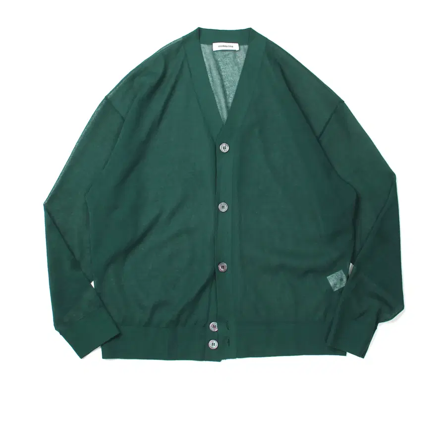 monkey time C/PE MESH V CARDIGAN