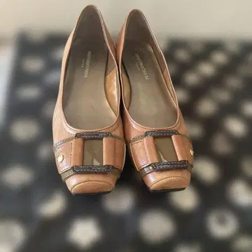 TRU TRUSSARDI 펌프스 브라운 23cm