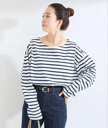 [ B.C STOCK ] 워셔블 바스크 보더 롱 TEE