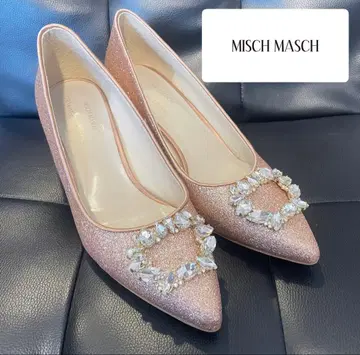 MISCH MASCH 비쥬 글리터 스틸레토 펌프스 39
