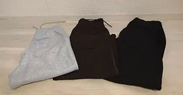 [택 없음] UNIQLO C 맨투맨 와이드 팬츠 M 사이즈 그레이