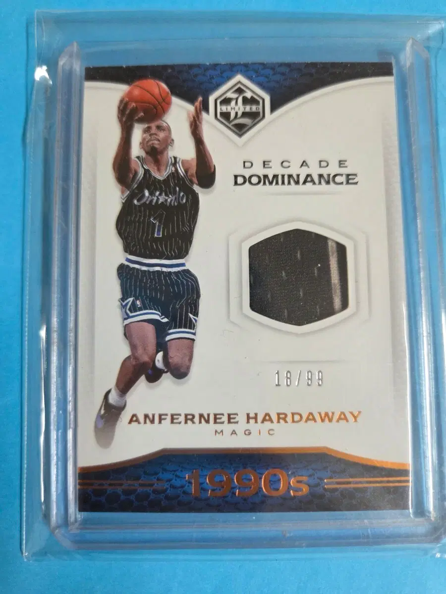 1999-00 Topps Chrome Anfernee Hardaway Miami Heat #18 RC Jersey 18/99