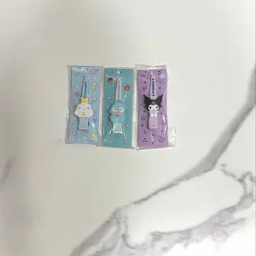 산리오 시크릿 롱 헤어 클립풍 미니 헤어 클립 3종