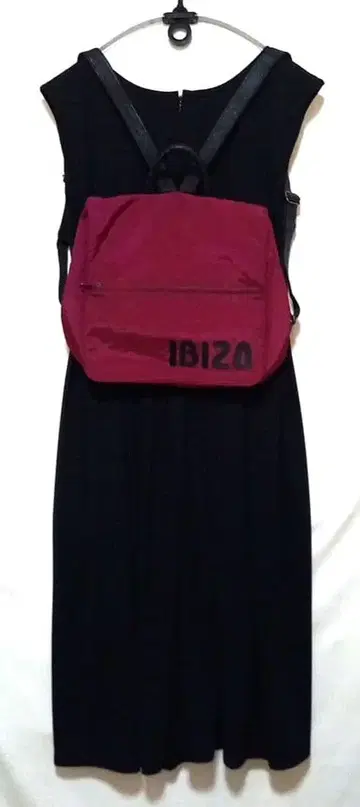 IBIZA 나일론 백팩 보르도 & 신데렐라 블랙 원피스