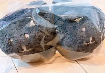 나가노 후와모치! 블랙 투성이 봉제 인형 복권 C상 촉촉 곰 슬리퍼