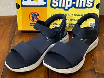 SKECHERS Slip-ins 샌들 네이비 24cm