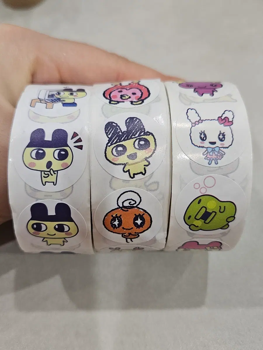 다마고치 롤스티커 칭찬스티커