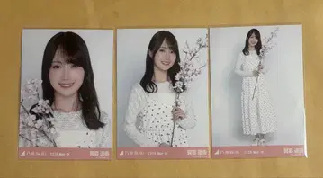 노기자카46 이름 벚꽃 컬러 코디 카키 하루카