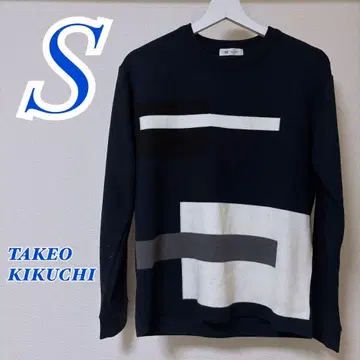 tk. TAKEO KIKUCHI 남성용 맨투맨 네이비 S 캐주얼