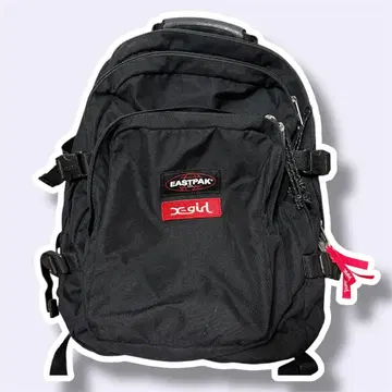 eastpak x X-girl 럭색 블랙 대용량 A4 이스트팩