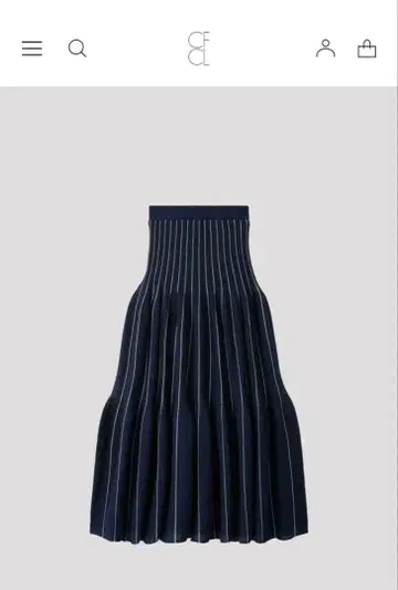 CFCL TC CASCADES SKIRT 사이즈 3 공식 리페어 완료