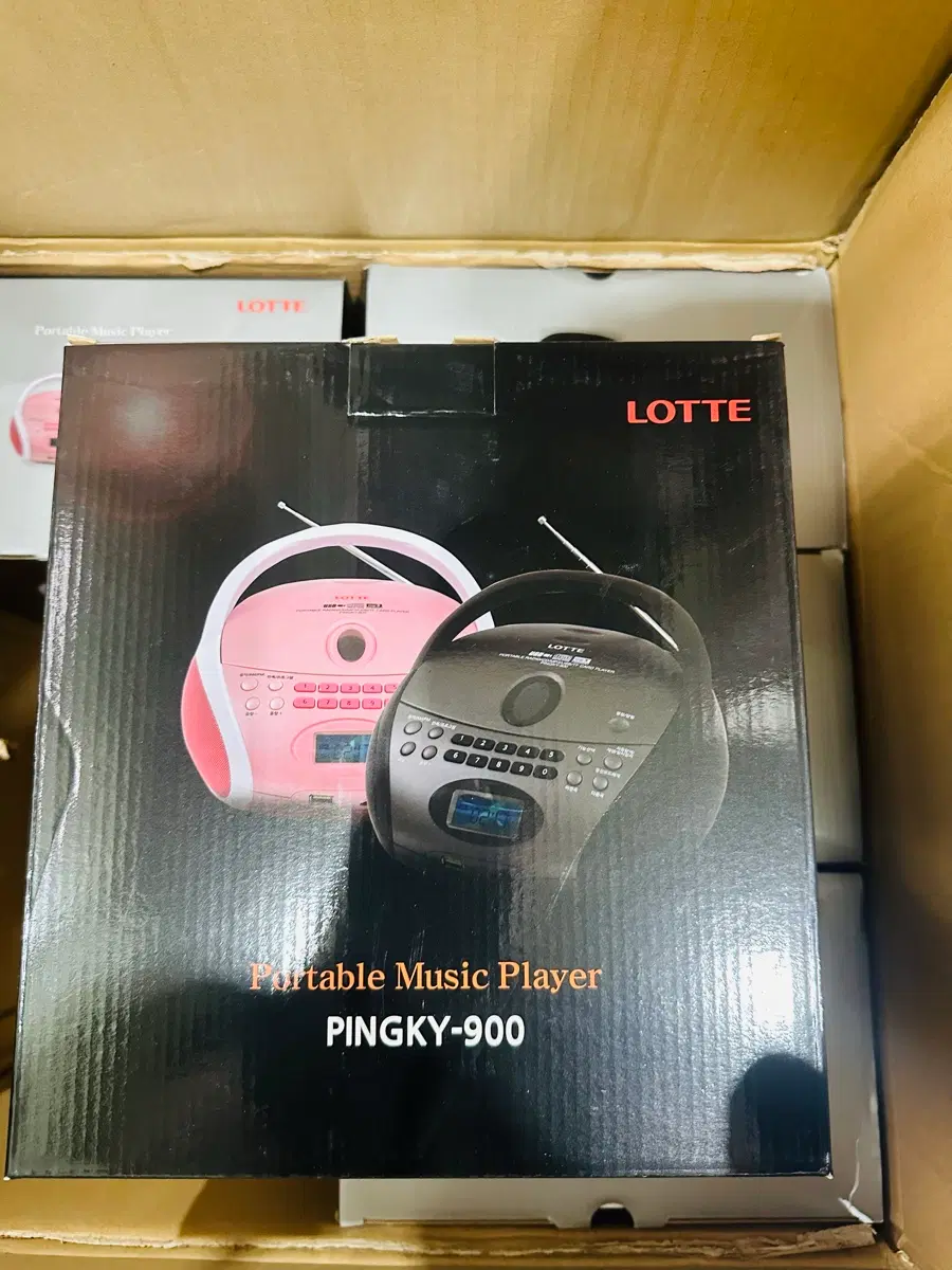 [미개봉 새제품]롯데 PINGKY-900 휴대용 CD 플레이어