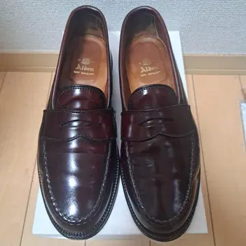 Alden 페니 로퍼 버건디 986