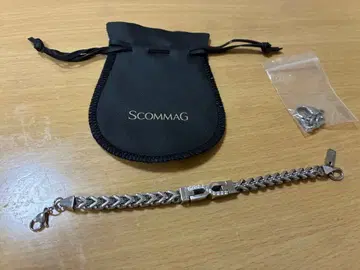 SCOMMAG 팔찌 실버 컬러