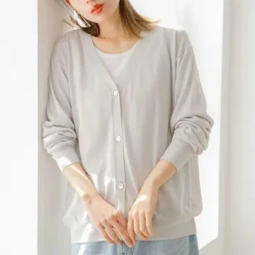URBAN RESEARCH 접촉 냉감 UV 컷 쿨 미스트 가디건