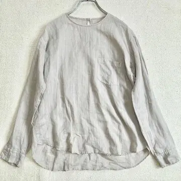컨디션 최상 최근 모델 고쉬 풀오버 셔츠 블라우스 린넨 코튼 세탁 가능