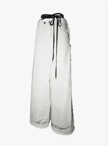theredthread corded script denim white s