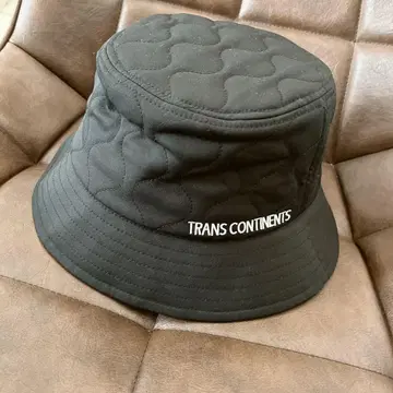 택 포함 새상품 TRANS CONTINENTS 버킷 햇 블랙 골프