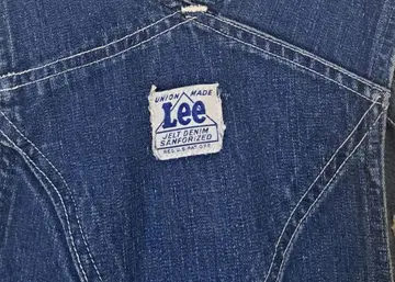 Lee Jelt Denim 40s 하우스 마크 오버롤 빈티지