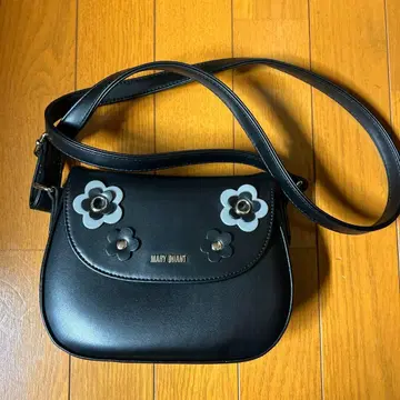 MARY QUANT 숄더백 블랙