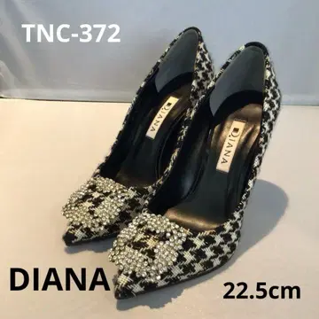 TNC-372)DIANA 다이애나 펌프스 하운드투스 비쥬 트위드