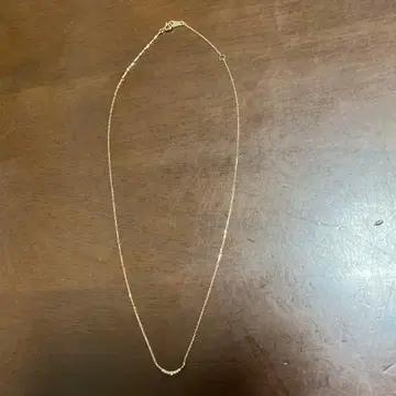 agete K10 다이아몬드 목걸이 45cm