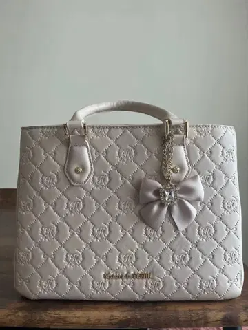 Maison de FLEUR 모노그램 핸드백 핑크
