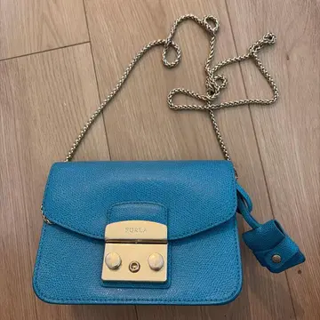 FURLA 숄더백 블루 체인