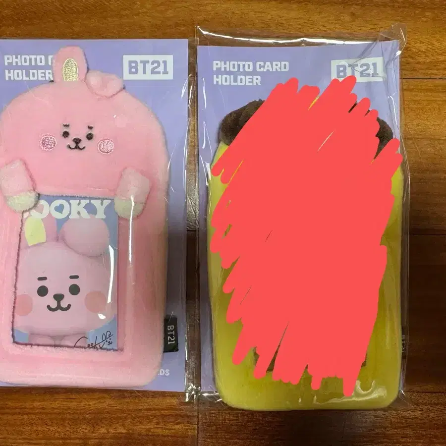 BT21 포카홀더 포토카드홀더 쿠키 미개봉 양도