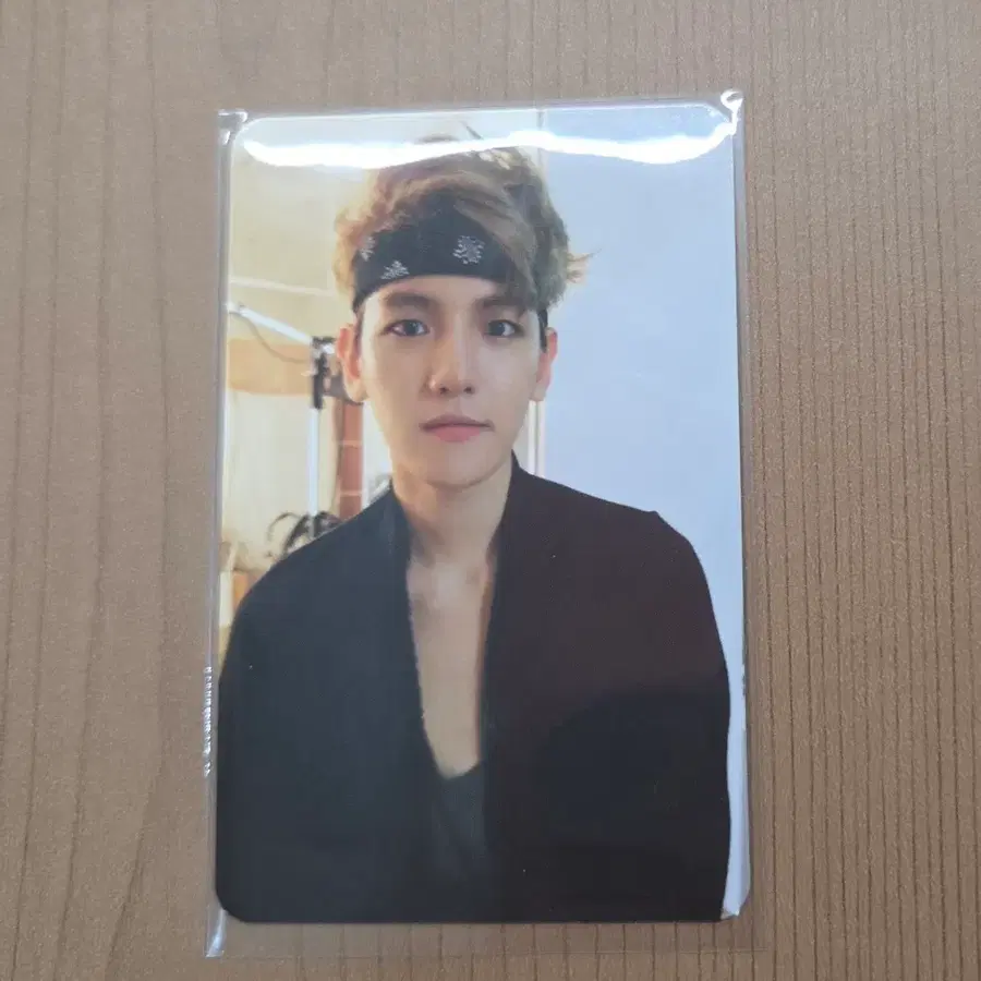 백현 으르렁 포토카드 BAEKHYUN Photocard The 1st Album 'XOXO (Kiss& Hug)' Repackage