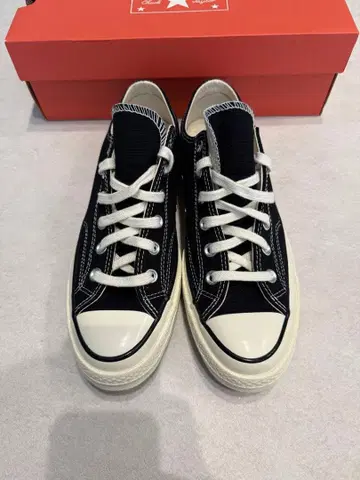 미사용 새상품 SSENSE 구매 컨버스 CT70 로우컷 블랙