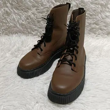 푸마 PUMA 디너라 부츠 통굽 브라운 25.0