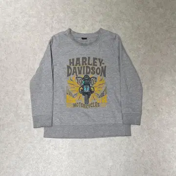 Harley-Davidson L 그레이 멕시코제 프린트 맨투맨