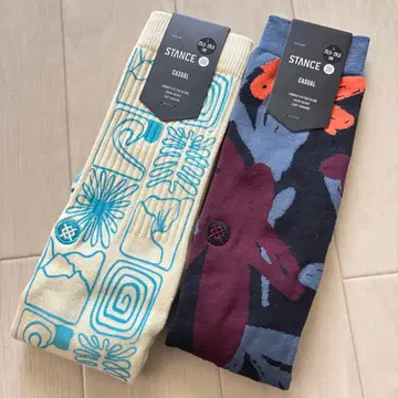 STANCE 삭스 2족 세트 25.5-29.0cm