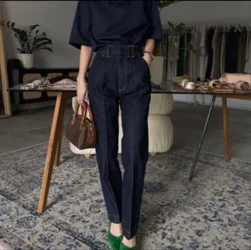 [ 아메리빈티지 Ameri VINTAGE ] 센터 프레스 스트레이트 데님