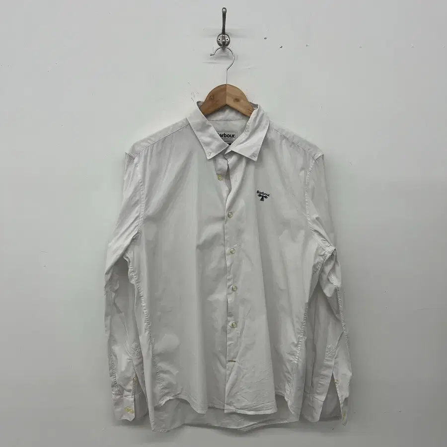 바버(Barbour) 빈티지 셔츠 화이트 공용L