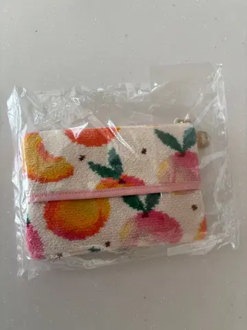 페이러 피치 도트 티슈 파우치